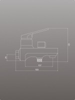 Смеситель для ванны с душем РМС PL7 PL7СН-009E хром Смеситель для ванны с душем РМС PL7 PL7СН-009E хром