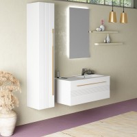 Тумба с раковиной Sanvit Соната 1-100 R белая