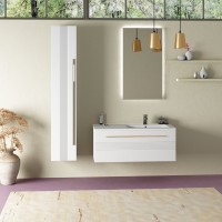 Тумба с раковиной Sanvit Соната 1-100 R белая