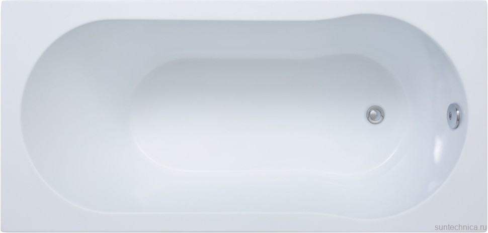 Акриловая ванна Aquanet Light 243871 160x70 см, пристенная, белая, с каркасом
