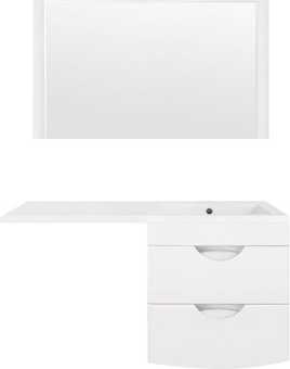 Мебель для ванной Style Line Жасмин-2 60 Люкс Plus, белая, для стиральной машины R