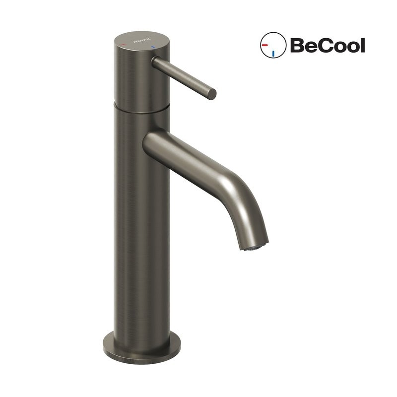 Смеситель для раковины Ravak Espirit ES 012.21 GB BeCool, брашированный графит