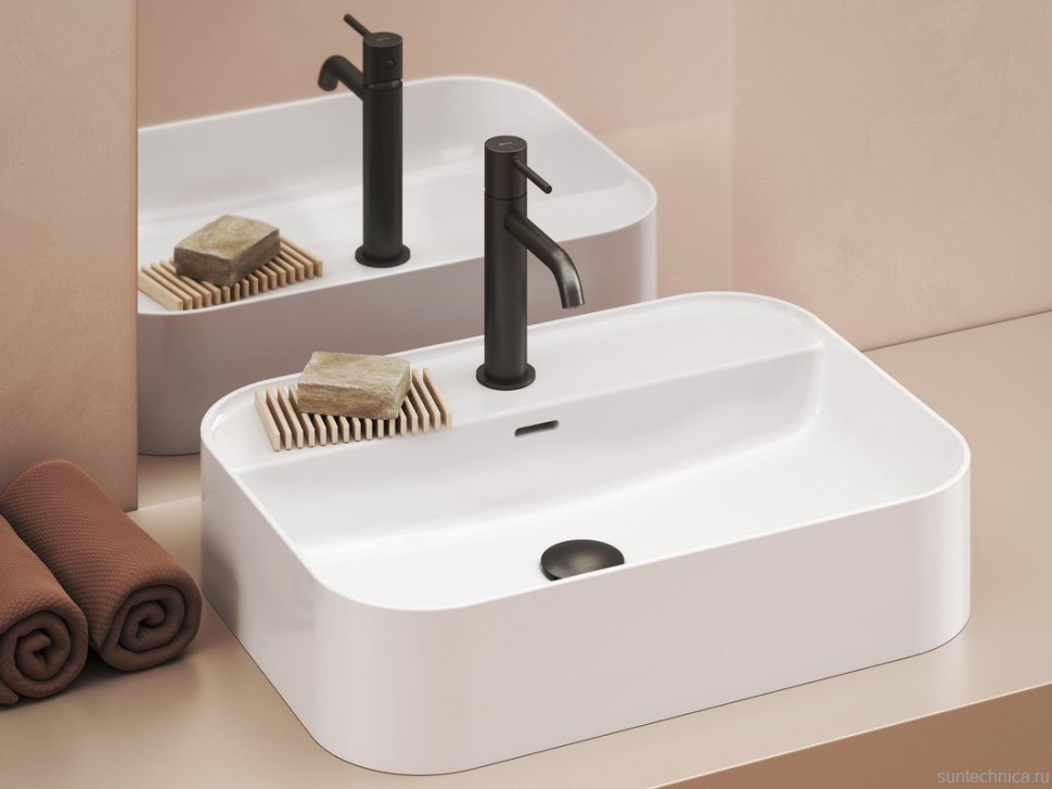 Смеситель для раковины Ravak Espirit ES 012.21 GB BeCool, брашированный графит