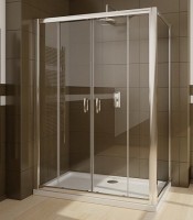 Душевой уголок Radaway Premium Plus DWD+S 140x80 прозрачное стекло