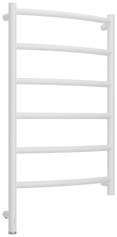 Полотенцесушитель электрический Сунержа Галант 3.1 30-6000-8050 90x55 см, подключение слева, матовый белый, лесенка