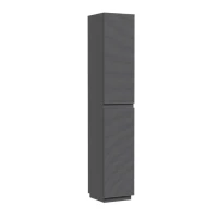 Шкаф-пенал для ванной Sancos Folk Floor PFL35FGS, grey soft