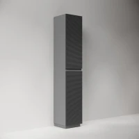 Шкаф-пенал для ванной Sancos Folk Floor PFL35FGS, grey soft