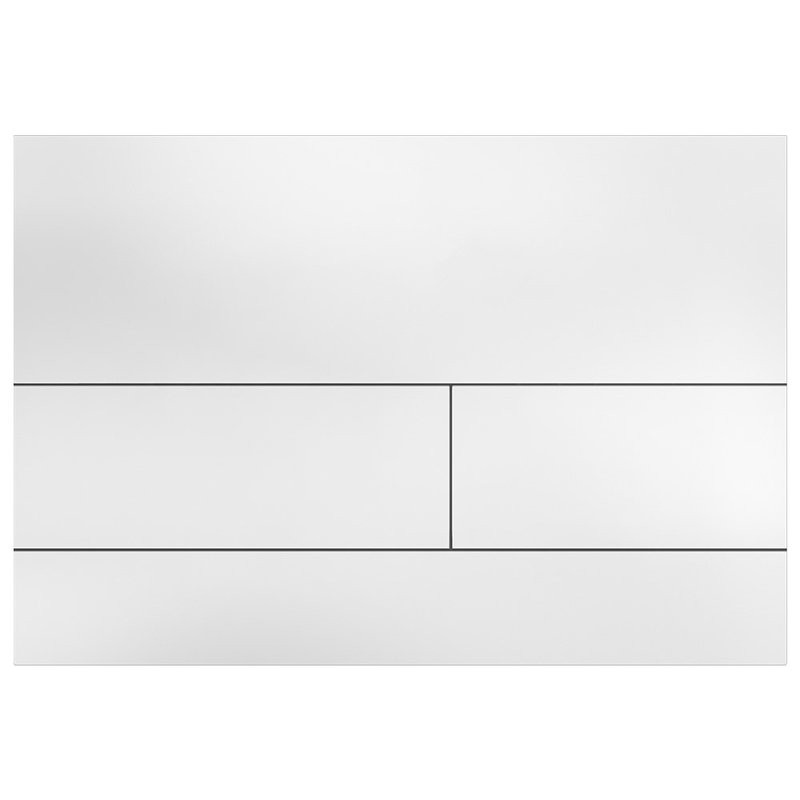 Кнопка смыва для унитаза Boheme 670-MW нержавеющая сталь, цвет матовый белый