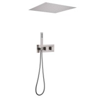 Душевой комплект Abber Daheim AF8255SP С ВНУТРЕННЕЙ ЧАСТЬЮ, сатин