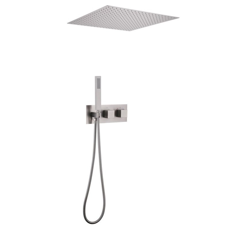 Душевой комплект Abber Daheim AF8255SP С ВНУТРЕННЕЙ ЧАСТЬЮ, сатин