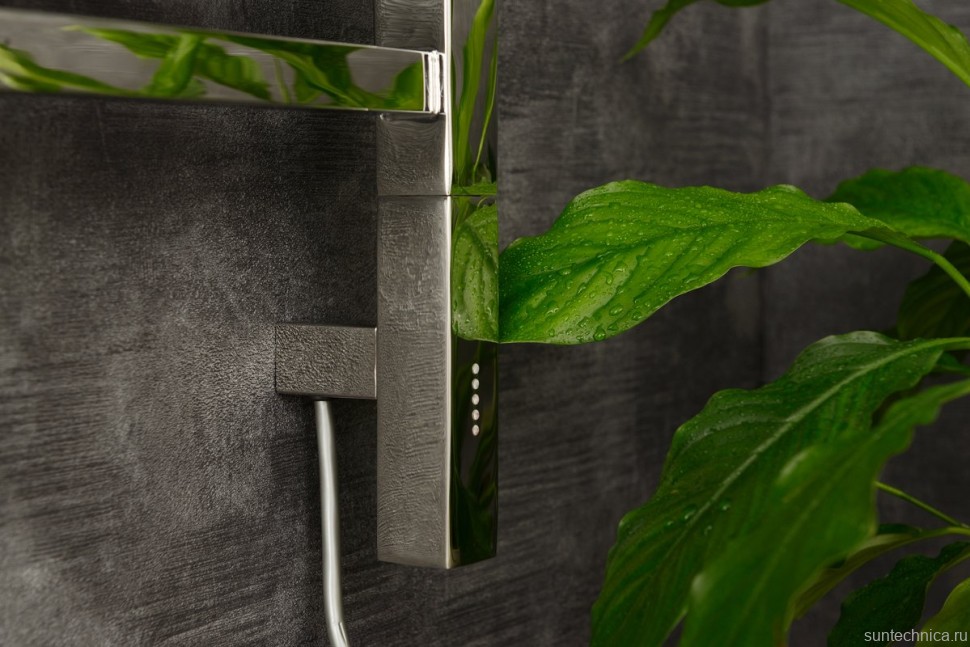 Полотенцесушитель электрический Сунержа Модус 3.1 00-5901-1050 110x55 см, подключение справа, без покрытия, лесенка