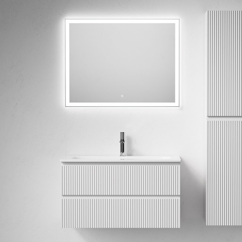 Мебель для ванной комнаты Sancos Snob R 90 подвесная, bianco, раковина СN7019