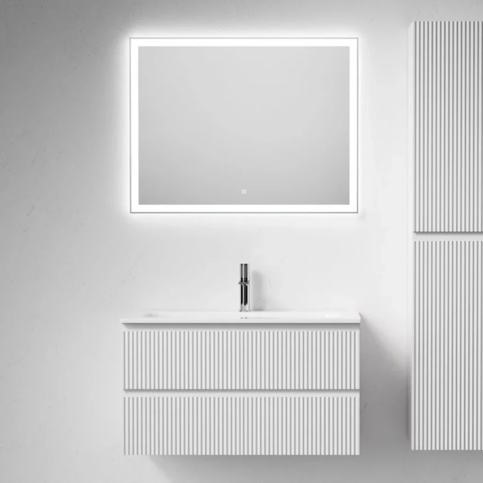 Мебель для ванной комнаты Sancos Snob R 90 подвесная, bianco, раковина СN7019