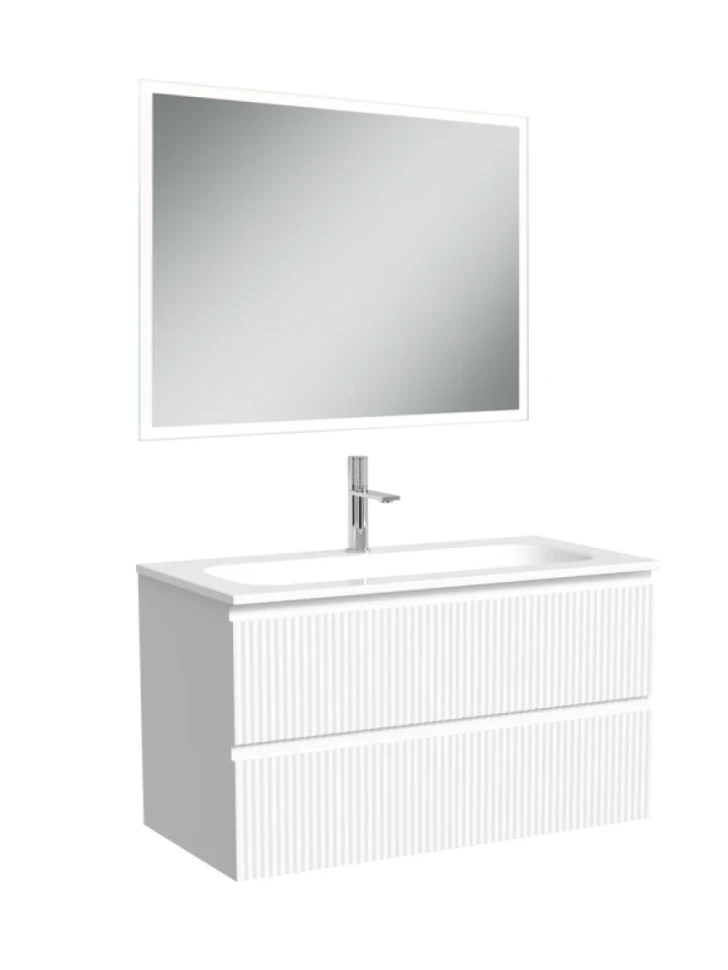 Мебель для ванной комнаты Sancos Snob R 90 подвесная, bianco, раковина СN7019