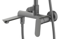 Душевая стойка AZARIO Alanti AZ-K2332-1GR серый графит