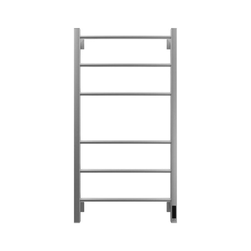 Полотенцесушитель электрический Grota Costa 530х1000 NM EL 100x55 см, подключение справа, слева, скрытое подключение справа, матовый хром, лесенка