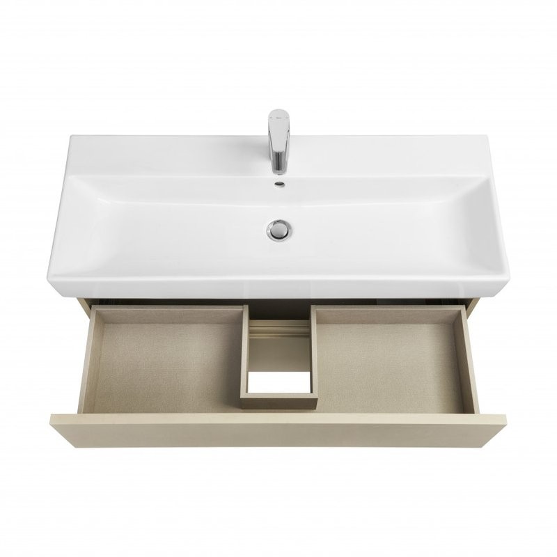 Тумба под раковину без столешницы Roca Oleta 100 капучино матовый