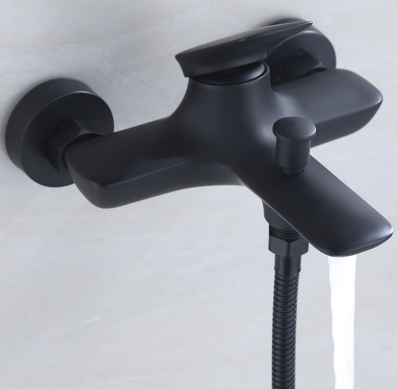 Душевой комплект BOND Circle B34-5288 матовый черный