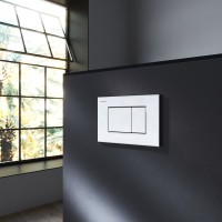 Кнопка смыва для унитаза AM.PM ProC S I070251 пластик, цвет глянцевый хром