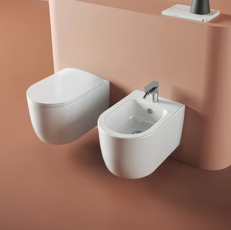 Биде подвесное ArtCeram Monet MNB001 01 00 глянцевое белое