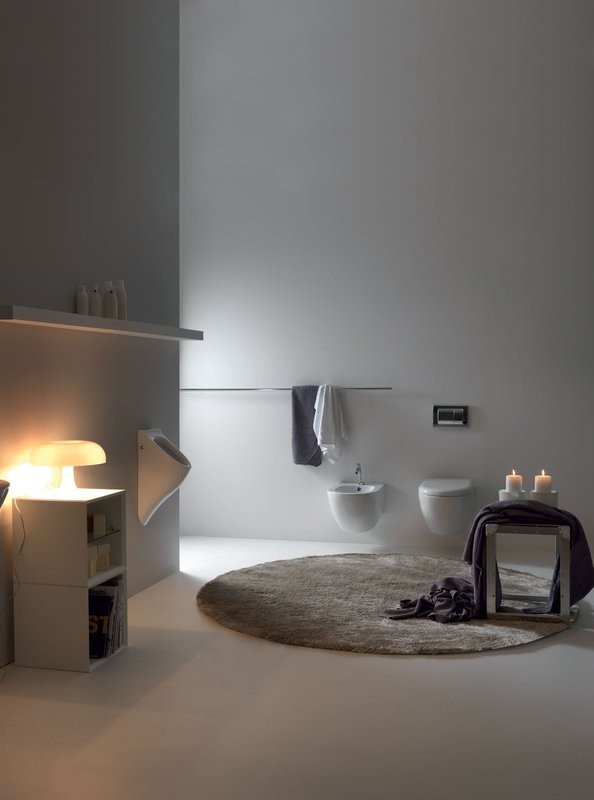 Писсуар подвесной Kerasan Aquatech 373501 сенсорный, белый, с сифоном