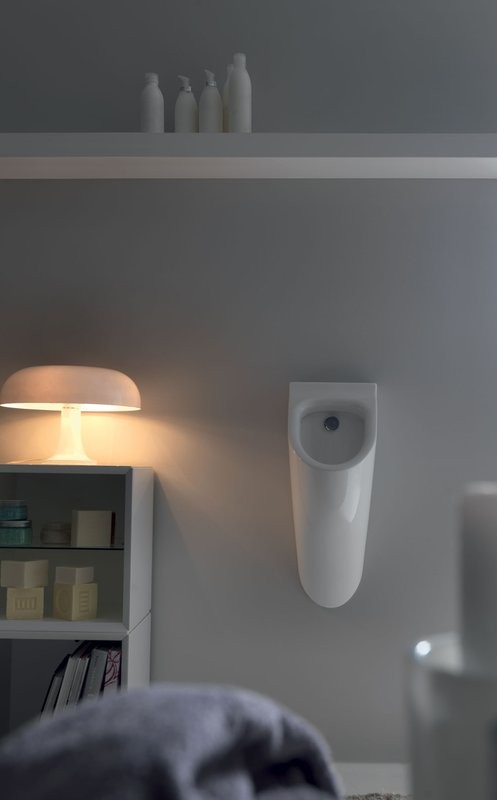 Писсуар подвесной Kerasan Aquatech 373501 сенсорный, белый, с сифоном