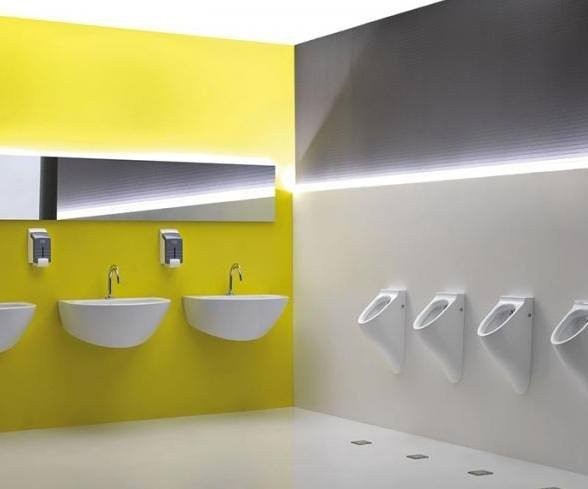 Писсуар подвесной Kerasan Aquatech 373501 сенсорный, белый, с сифоном