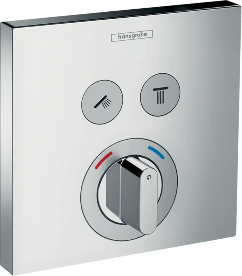 Термостатический смеситель встраиваемый Hansgrohe ShowerSelect 15768000 для душа, хром