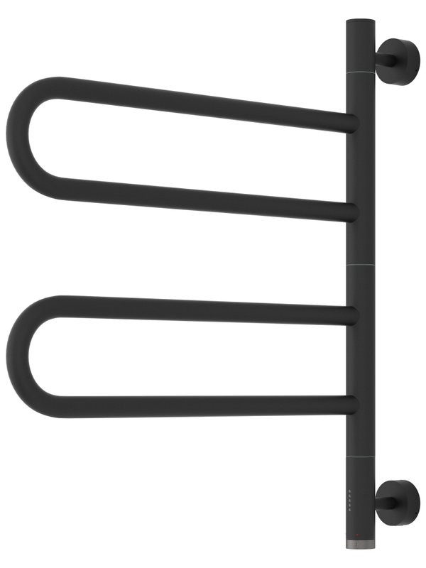 Полотенцесушитель электрический Сунержа Парео 4.0 15-0823-0567 55x50 см, скрытое подключение, темный титан муар, E-образный