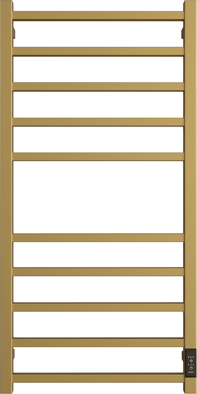 Полотенцесушитель электрический Двин L plaza neo 100х50, матовое золото