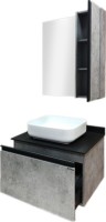 Зеркало Comforty Эдинбург 75 бетон светлый