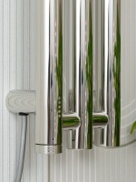 Полотенцесушитель электрический Сунержа Терция 4.0 00-0884-1506 150x15 см, подключение слева, скрытое подключение слева, без покрытия, I-образный