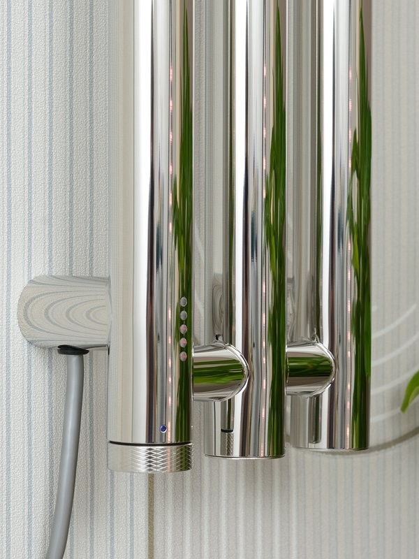 Полотенцесушитель электрический Сунержа Терция 4.0 00-0884-1506 150x15 см, подключение слева, скрытое подключение слева, без покрытия, I-образный