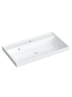 Тумба с раковиной Grossman Меркадо 80 напольная, матовый графит