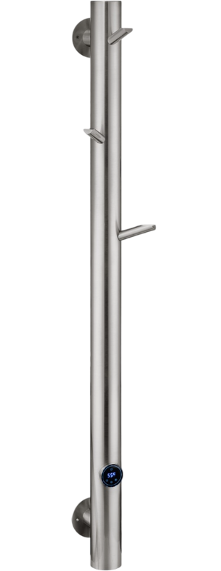 Полотенцесушитель электрический Boheme Uno 724 150x20, никель