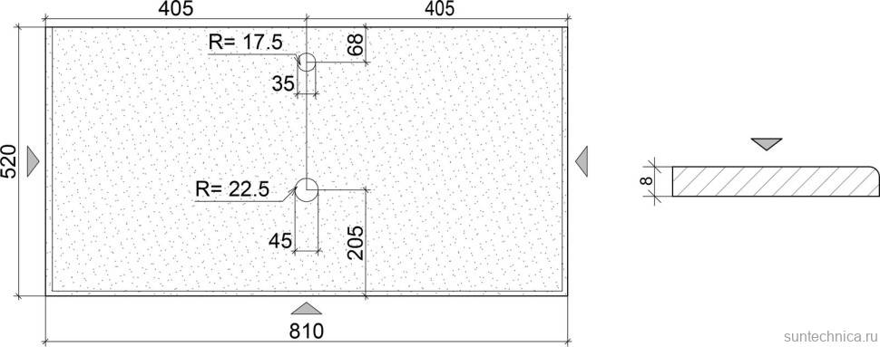 Тумба с раковиной Armadi Art NeoArt 80 шоколад с ручками NeoArt золото, с ножками