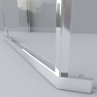 Душевой уголок Vincea Stresa VSP-1S900CH 90x90, профиль хром, стекло шиншилла