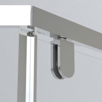 Душевой уголок Vincea Stresa VSP-1S900CH 90x90, профиль хром, стекло шиншилла