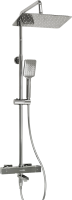 Душевая стойка Wasserkraft Lopau A199.069.126.010.CH Thermo с термостатом, хром