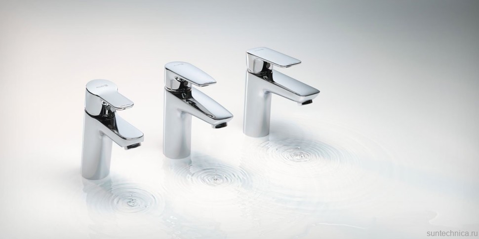 Смеситель для раковины Kludi Pure&Easy 372750565 для безнапорных водонагревателей