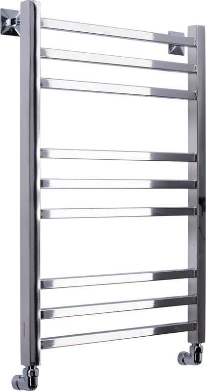 Полотенцесушитель водяной Comfysan Pioli-K W-8 80х50 80x55 см, хром, лесенка