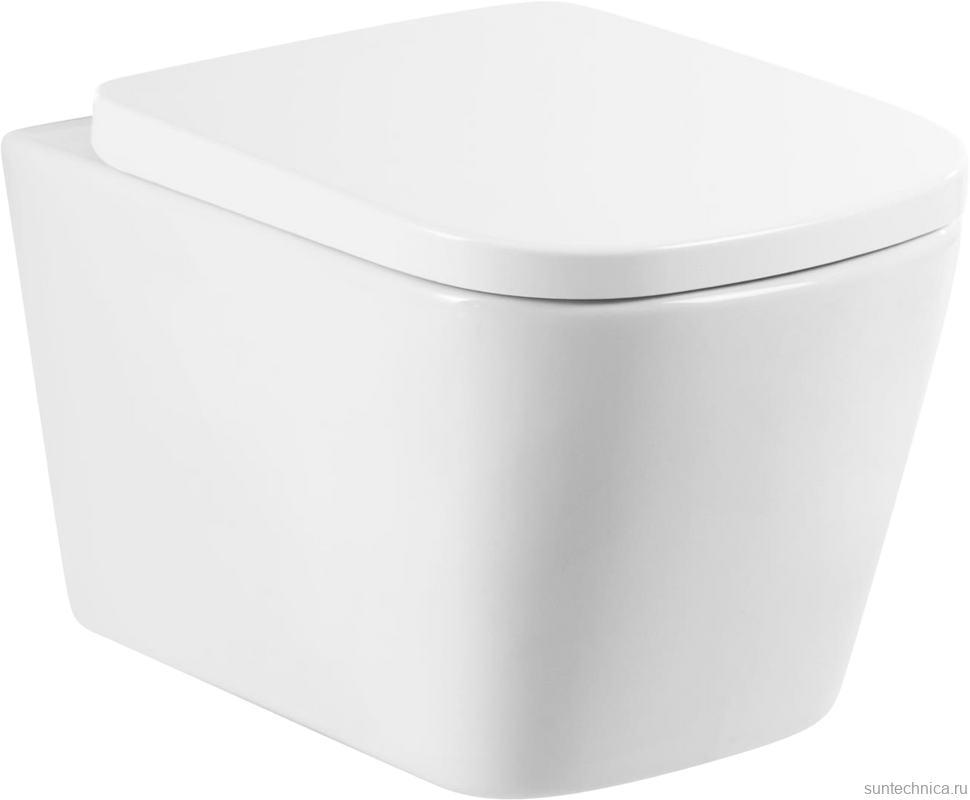 Унитаз подвесной BelBagno Albano BB120CHR безободковый, крышка BB120SC с микролифтом