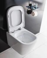Унитаз подвесной BelBagno Albano BB120CHR безободковый, крышка BB120SC с микролифтом