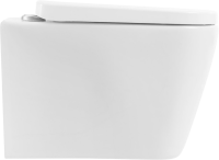 Унитаз подвесной BelBagno Albano BB120CHR безободковый, крышка BB120SC с микролифтом