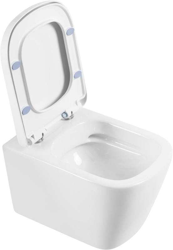 Унитаз подвесной BelBagno Albano BB120CHR безободковый, крышка BB120SC с микролифтом