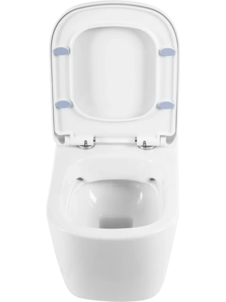 Унитаз подвесной BelBagno Albano BB120CHR безободковый, крышка BB120SC с микролифтом