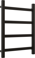 Полотенцесушитель водяной Grota Soffi 60x43, RAL9005 черный матовый