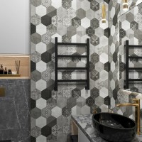 Полотенцесушитель водяной Grota Soffi 60x43, RAL9005 черный матовый