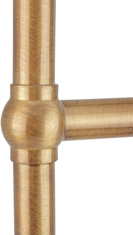 Полотенцесушитель электрический Secado Флоренция 1 65x55 см, подключение слева, бронза, лесенка, латунь