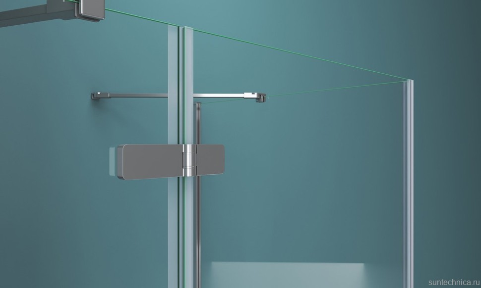Душевая дверь в нишу BelBagno Kraft B-12-60/60-C-Cr L